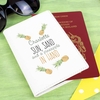 Pineapple Cream Passport Holder