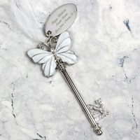 Pink Butterfly 21st Birthday Key