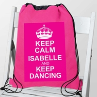 Pink Keep Calm Swim & Kit Bag