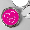 Pink Name Island Compact Mirror