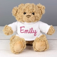 Pink Name Only Teddy Bear