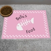 Pink Paw Print Cat Placemat
