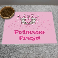 Pink Princess Pet Placemat