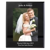 Portrait Black Glass Photo Frame 5x7