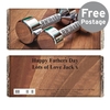 Silver Dumb Bells Milk Chocolate Bar