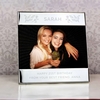 Silver Floral Square 6x4 Landscape Photo Frame