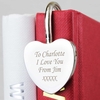 Silver Heart Bookmark