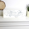 Silver Reindeer Mantel Block