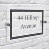 Slate Effect Acrylic House Sign