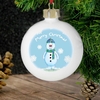 Snow Scene Snowman Bauble