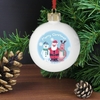Snow Scene Trio Bauble