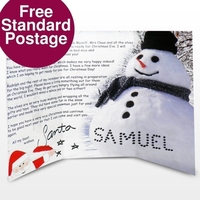 Snowman Letter From Santa