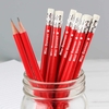 Star Motif Red Pencils
