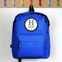 Star Name Blue Backpack