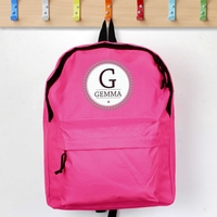 Star Name Pink Backpack