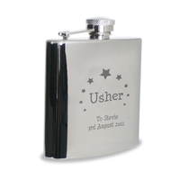 Stars Usher Hip Flask