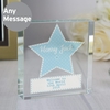 Stitch & Dot Baby Boy Large Crystal Token