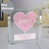 Stitch & Dot Baby Girl Large Crystal Token