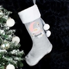 Swan Lake Luxury Silver Grey Stocking