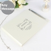 Swirl Design Hardback Guest Book & Pen