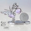 Swirls & Hearts Birthday Crystocraft Butterfly
