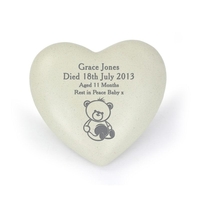 Teddy Bear Heart Memorial