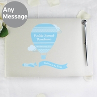 Up & Away Boys Guest Book & Pen