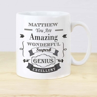 Vintage Typography Mug