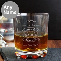 Vintage Typography Tumbler