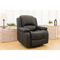 Chicago Bonded Leather Rise and Recliner Chair with Heat and Massage