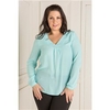 V-neck Tunic with Embellished Neckline