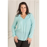V-neck Tunic with Embellished Neckline