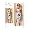 V1501 Vogue Patterns Misses Mock Tuck Pleated Dress