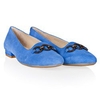 Van Dal Natick Suede Loafer with Chain Link Feature