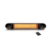 Veito Blade S 2500W Mounted Weatherproof Carbon Infrared Heater with Remote Control