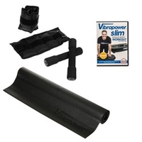 Vibrapower Slim Accessories Kit with Mat - Ankle and Hand Weight Set and Vibrapower Slim DVD