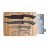 Viners Monochrome 9 Piece Knife and Board Set