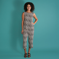 Viscose Print Crop Trouser