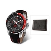 Vostok Europe Gents Rocket N1 Chronograph Watch with Leather Strap and FREE Vostok Credit Card Holder