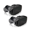 VR-EYE Plus Virtual Reality Headset With Integrated Audio and Bluetooth Control Twin Pack
