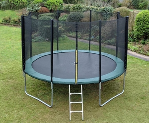 Jumpeeze Green 12ft trampoline package