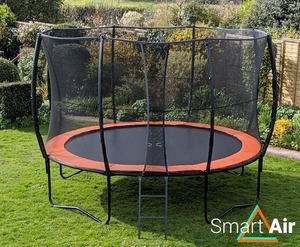 SmartAir Orange 12ft trampoline package