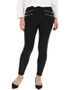 Zip Detail Shaper Stretch Leggings