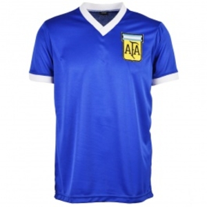 Argentina 1986 World Cup Away Retro Football Shirt