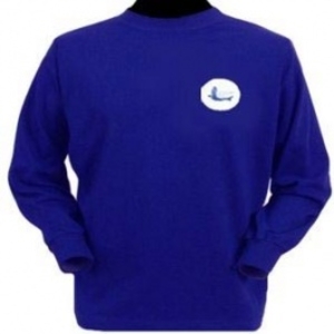 Cardiff City 1960s Kids Retro Football Shirt