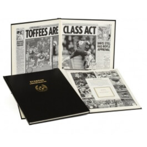 Everton Football Newspaper Book