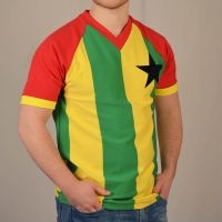 Ghana 1980s Retro Football Shirt