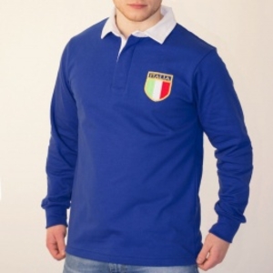 Italy 1975 Vintage Home Rugby Shirt