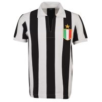Piemonte Calcio Retro Black and White 1975-1976 Retro Football Shirt