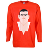 Stanley Chow Cantona Long Sleeve T-Shirt Red